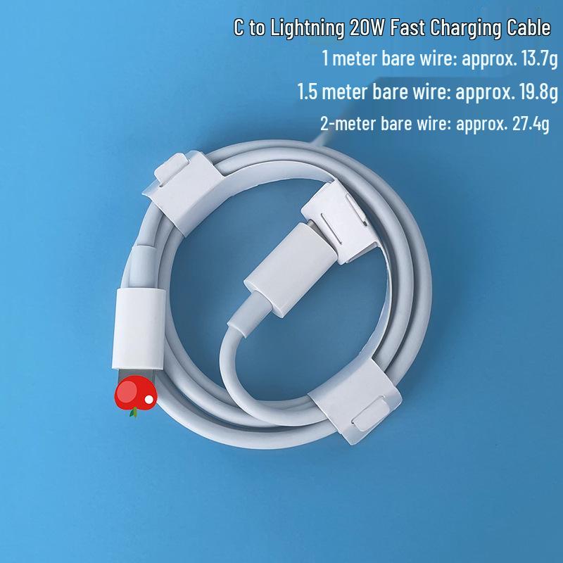 Apple 20W Charger & Cable Set: iPhone 17 Compatible, 3C Certified, PD30W Fast Charge