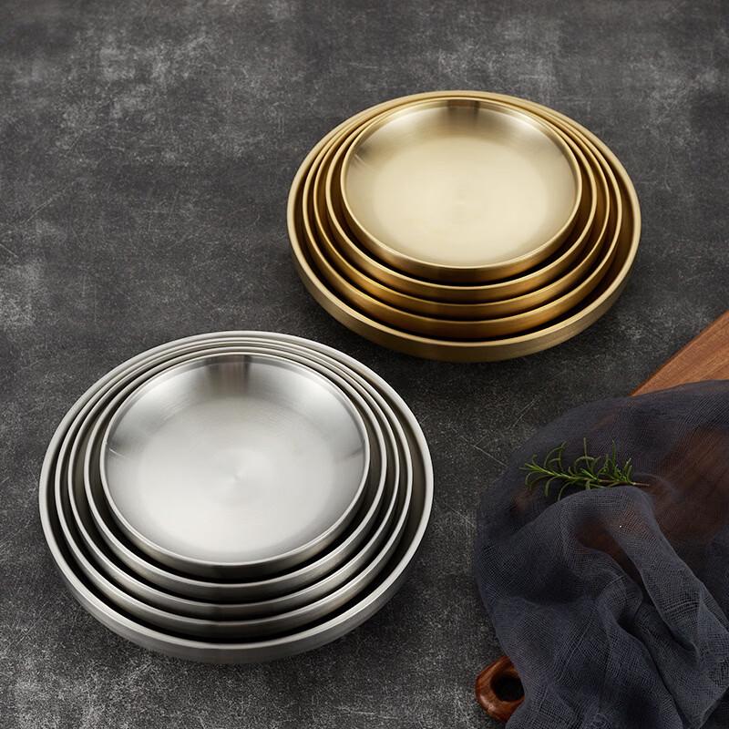 ZISIZ 304 Stainless Steel Serving Plate