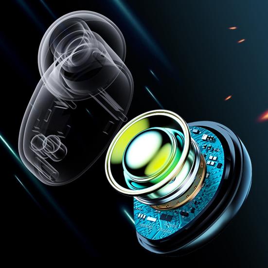 T8 Wireless Earphone Noise Reduction IPX7 Waterproof Touch Screen Bluetooth-compatible 5.1 9D Stereo Headset for Home