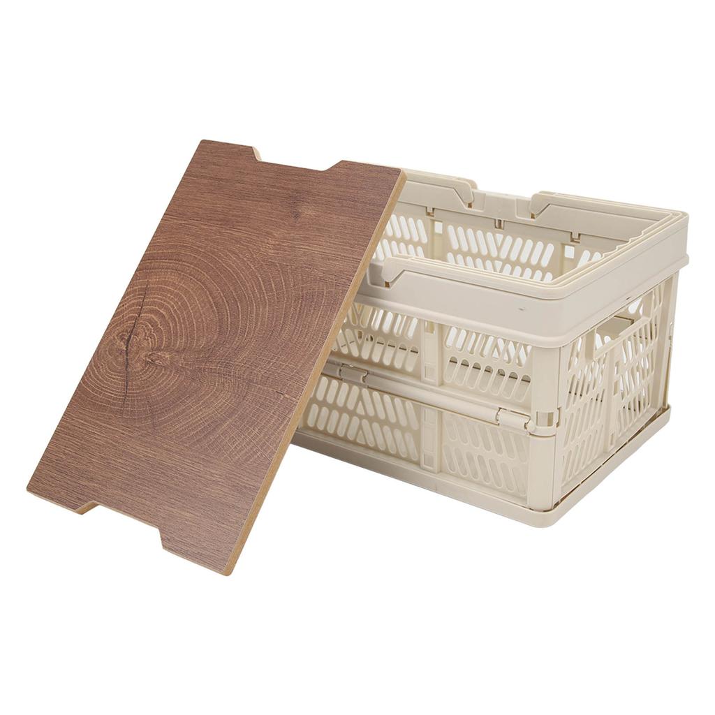 Camping Picnic Basket Foldable Large Capacity Multifunction Handheld Camping Storage Basket Camping Storage Box