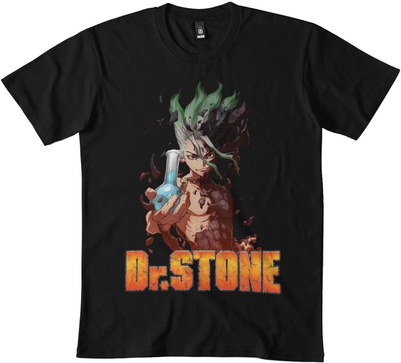Dr. Stone Senku Slim Fit t-Shirt 7DMN Black L чёрный