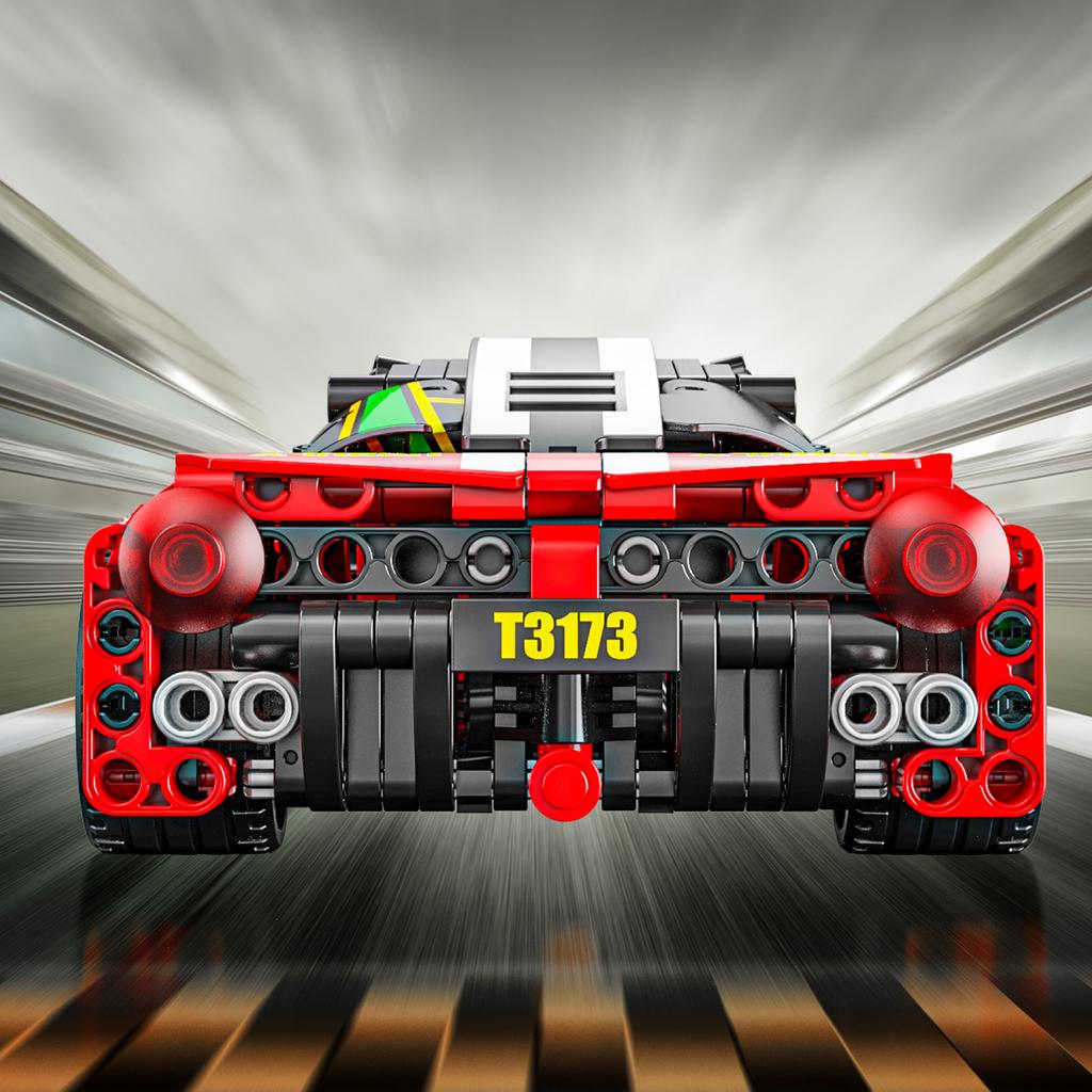 Non-Toxic 401Pcs Building Blocks Toy Sports Car Model Pull-Back Cars Assembly Brick Set Educational Toys Desktop Decoration Christmas Gift