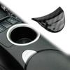 Carbon Fiber Look Interior Central Armrest Box Switch Cover Trim For Nissan 370Z