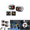 Bicycle Tail Light Wireless Remote Turn Signal With Charging For Night Cycling
