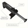 2Pcs New Brick‑Lining Runner,Leveling Measuring‑Line Drawer Tool Holder,Brick Line‑Clamp Puller,Fixture For Building Construction