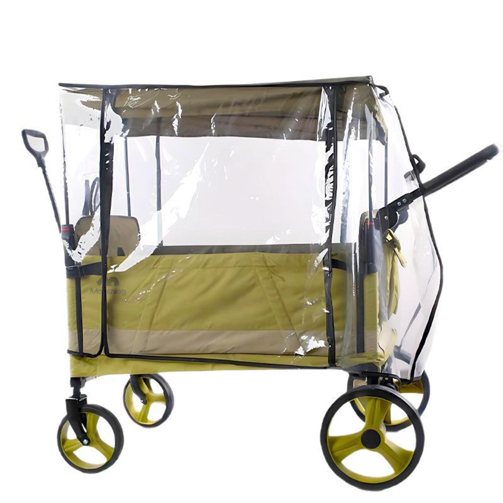 

Hot! Stroller Raincover Foldable And Windproof For Camping Car Baby Carriage Covers With Zipper Handcart Windshield Rain Cover