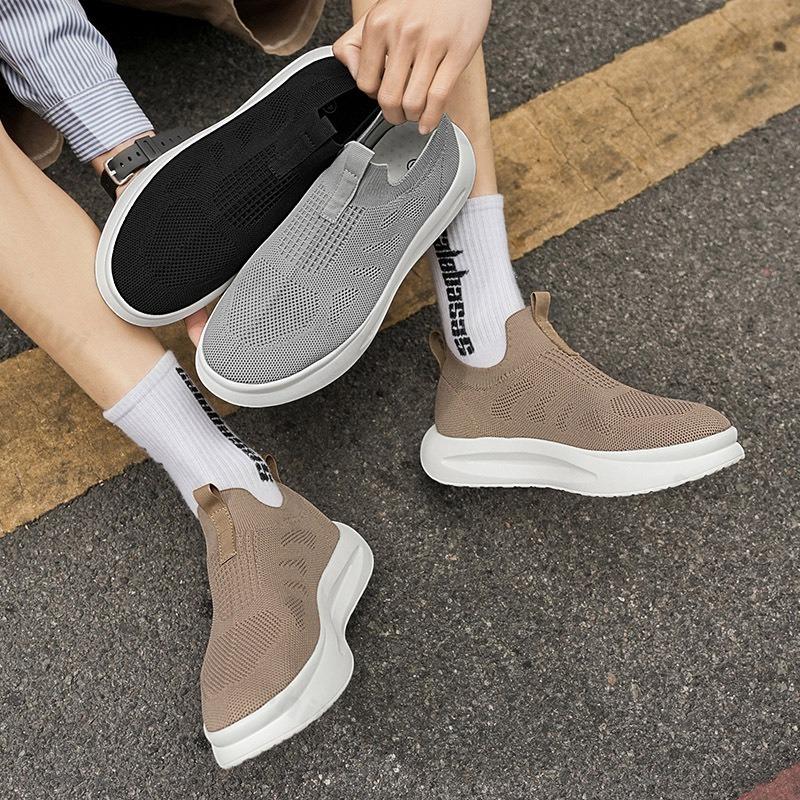 Men Mesh Breathable Casual Shoes Autumn 2025 Vulcanized Sneaker Fashion Platform Men Comfortable Walking Casual Shoes Zapatillas