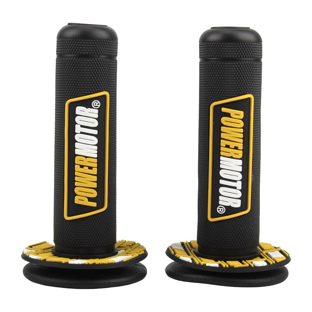 PowerMotor Motorcycle Grips Gel Anti-slip Wear-resistant Shock-absorbing Handle Rubber ATV Scooters Motocross Handle Accessories