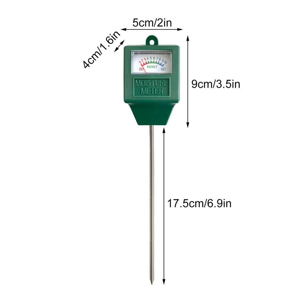 (Square Meter Soil Moisture Meter) Battery Free Soil Moisture Detector, Humidity Meter for Flowers, Grass, and Potted