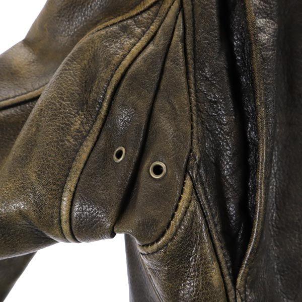 RRL leather jacket Black series Talon Zip Men's Used