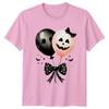Pink Ghost Pumpkin Bows Unisexs TShirt Coquette Halloween Gift For Her