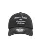 Pimadajiwin Denim Lettering Ballcap_[Black Charcoal]