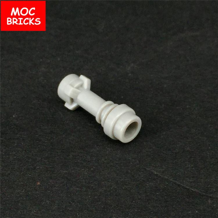 10pcs/lot MOC Bricks Lightsaber Hilt Straight handle Weapon fit with 64567 Figure Kids Building Blocks Toys