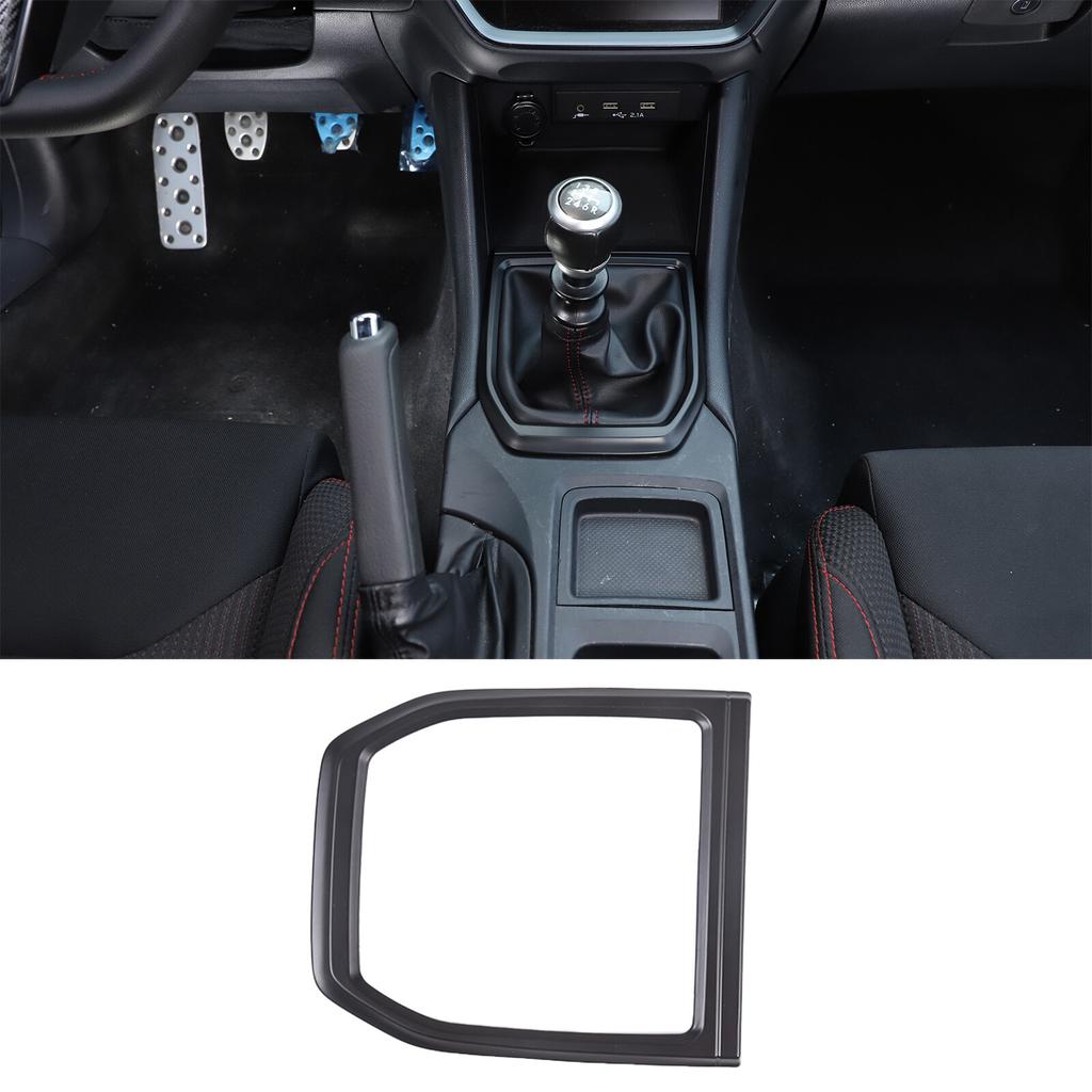 Matte Black Center Console Gear Shift Panel Cover for Subaru WRX VB MT -24