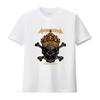 Airbourne Rock Music Skull Crown Boneshaker T Shirt for Men Black  Vintage Washed Unisex Designer Clothes Stretched Breathable