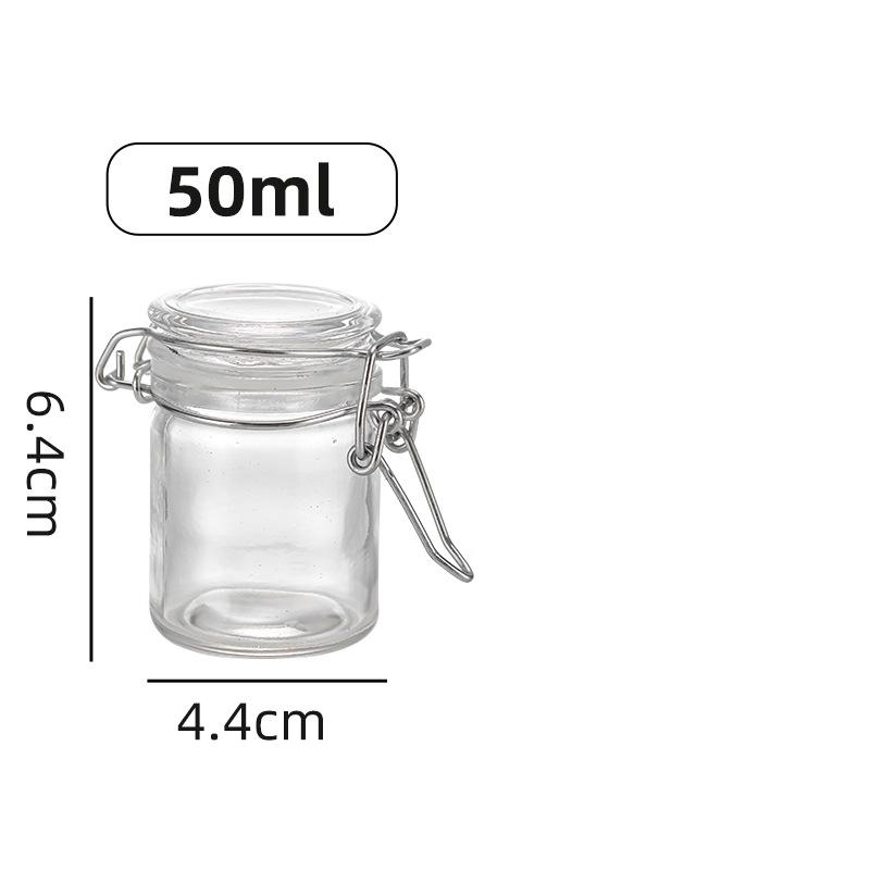 

Mini Snap Seal Glass Jar for Seasonings, Coffee, Tea, Candy, and Spices