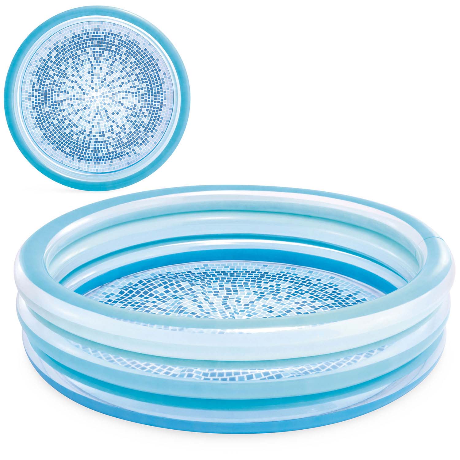 Piscina gonfiabile per bambini Mosaico 147x33 cm INTEX 58467