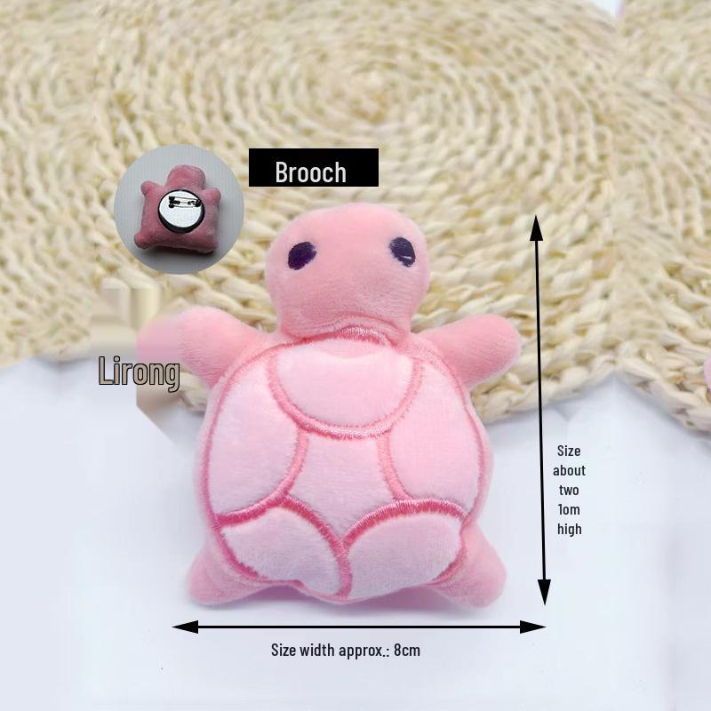 DIY Jewelry & Accessories: Plush Turtle Pendants and Brooches for Shoes, Hats, and Bags.