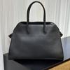 Togo Top-Grain Leather Large Tote Bag Minimalist Chic Womens Handbag Daily Use Soft Structure