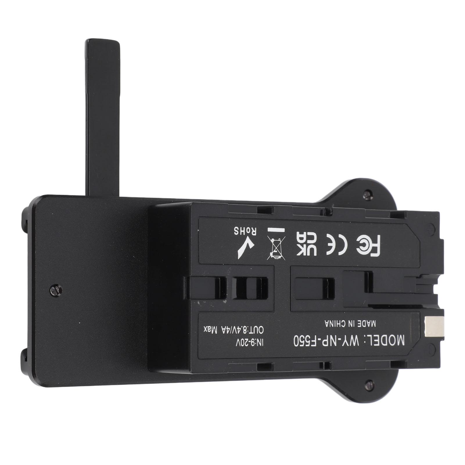 

NP F970 F750 F550 Имитатор батареи для V-образного крепления Адаптер питания V-образного крепления для батареи NP F