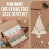 Vánoční stromek DIY sada 3 ks Vánoční DIY závěsná dekorační sada Makramé potřeby Dekorace Nástěnná závěsná ozdoba Vánoční ozdoby na stromek