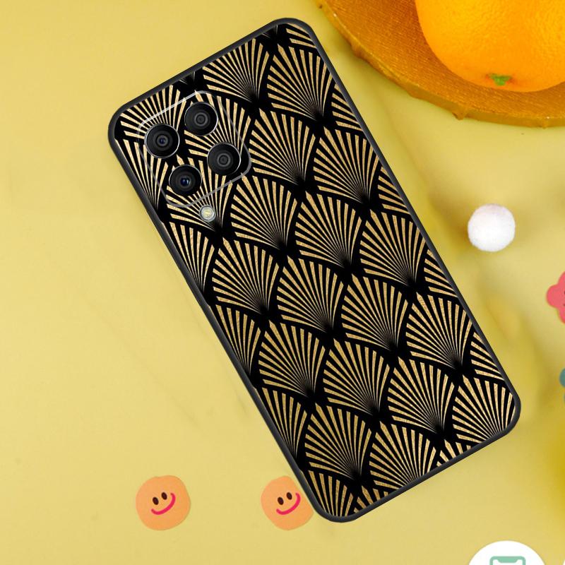 Luxury Gold Foil Art Case For Samsung Galaxy M20 M35 M55 M15 M32 M16 M36 M56 M54 M23 M52 M34 M14 M11 M31 M13 M53