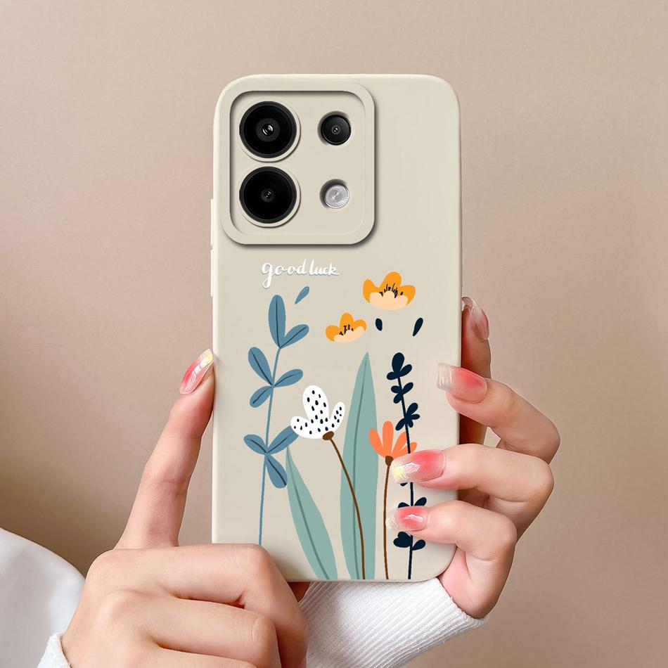 Case For Xiaomi Poco X6 Pro Anime Soft Liquid Silicone Full Protection Shockproof Phone Cover For PocoX6 X6Pro Protector Coque