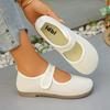 Women Breathable Mesh Flats Lightweight Soft Sole Casual Slip On Shoes Comfortable Walking Mary Jane Style Shoes