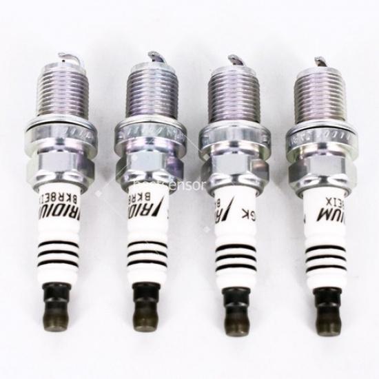 Set of 4 New NGK BKR8EIX 2668 Iridium Spark Plugs Racing Colder US OEM