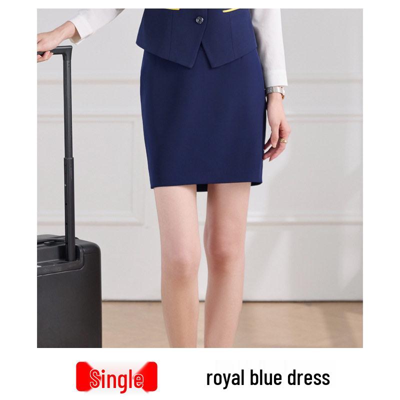2026 Women's Professional Vest Suit - Spring/Summer New Style: Elegant Receptionist & Flight Attendant Workwear