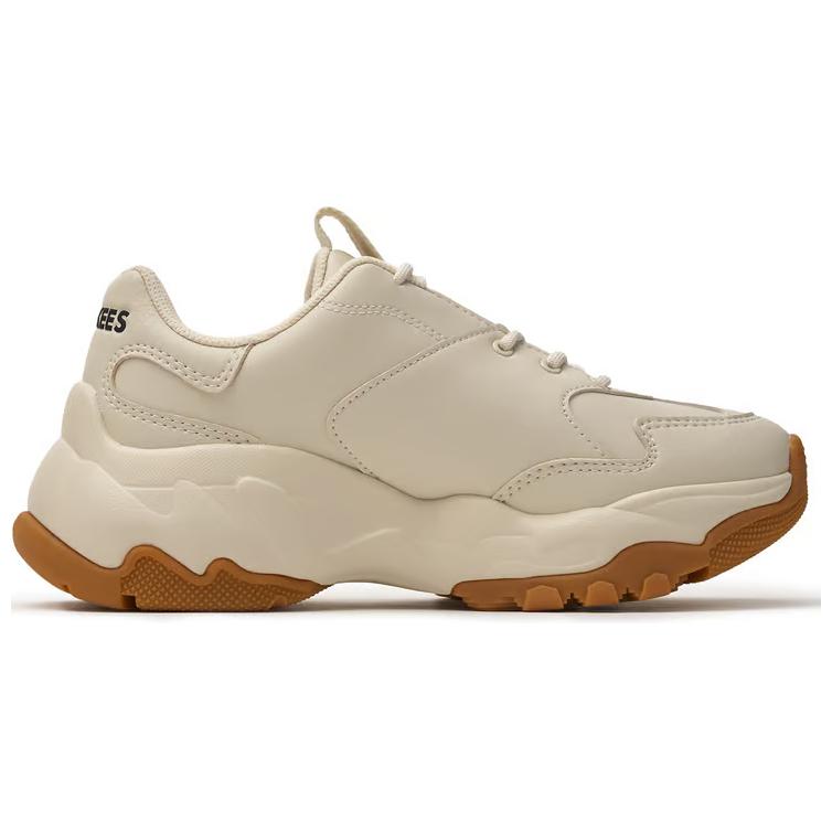 MLB Big Ball Chunky Low top Chunky Sneakers Unisex Light Beige Yellow Sneakers 3ASHC104N-50BGL