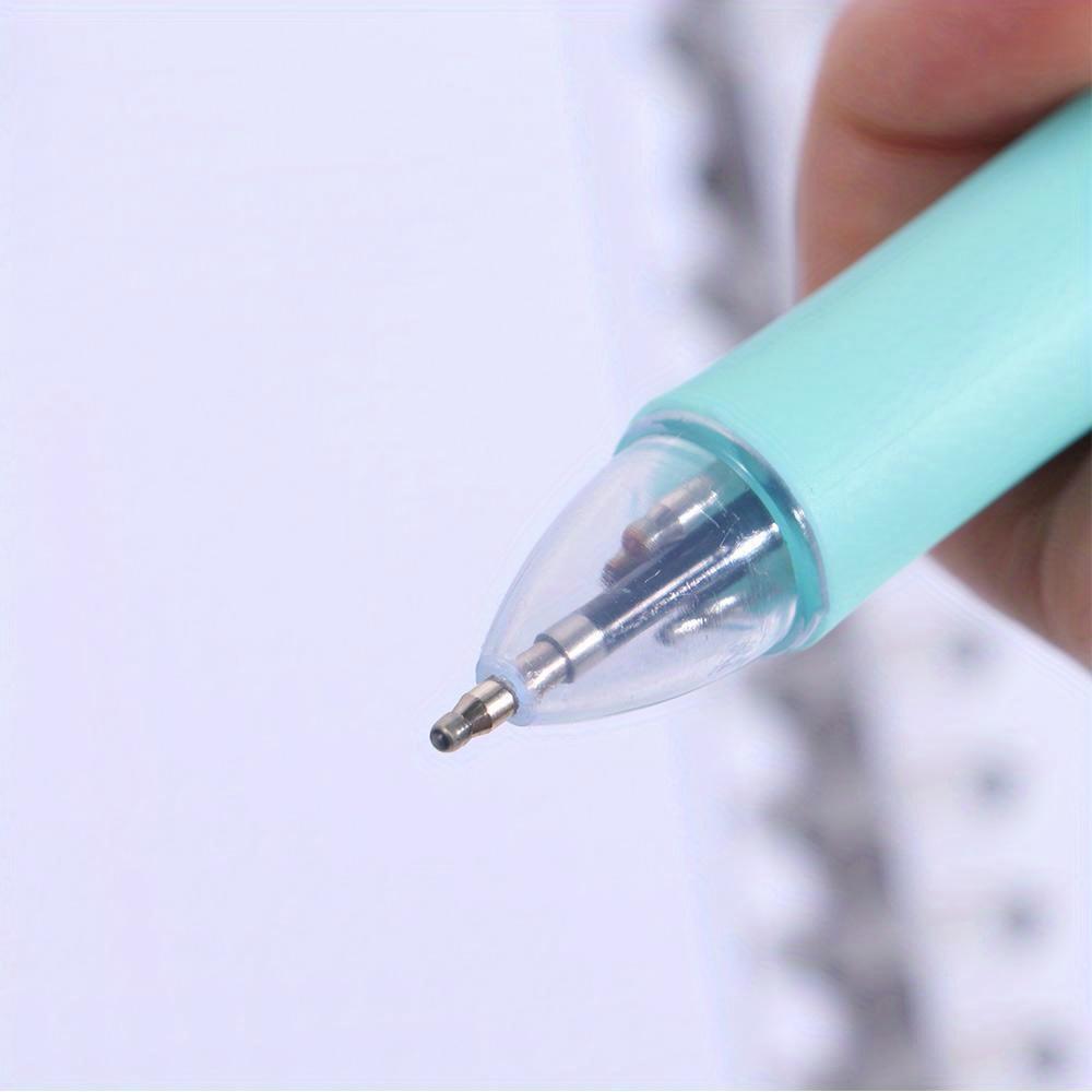 1pcs 4 Colors Ball Pen Multicolor Ballpoint Pens 5 in 1 Clip-on Multicolor Retractable Pen with Pencil&Eraser Soft