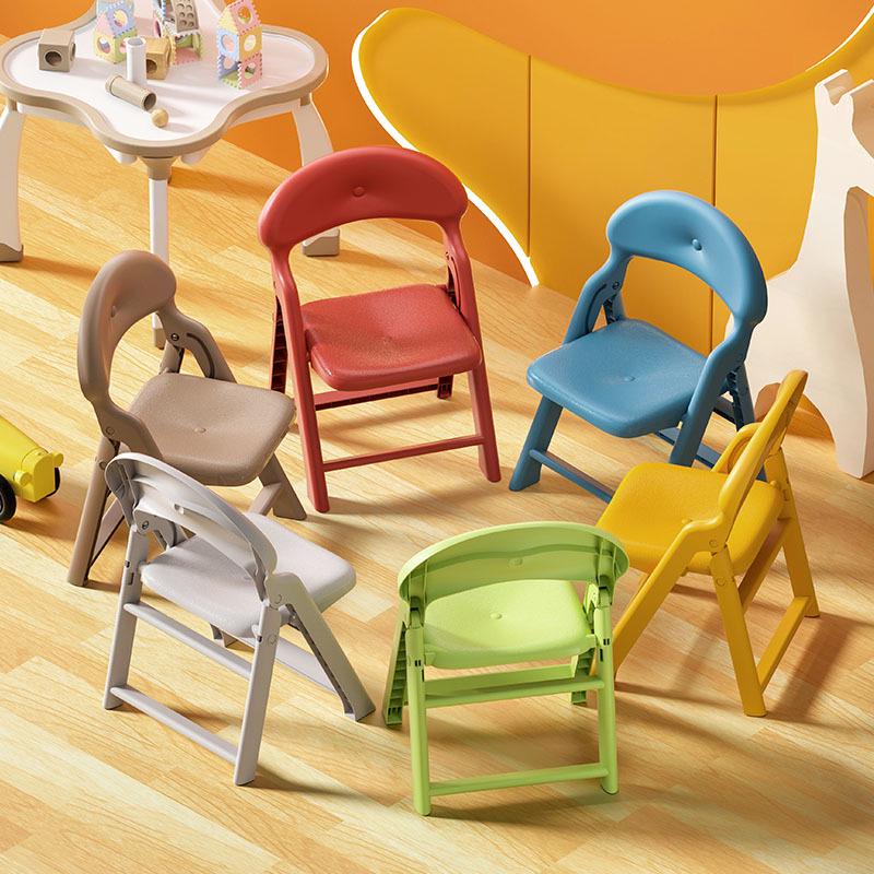 Children's Foldable Backrest Chair - Little Friends Stool