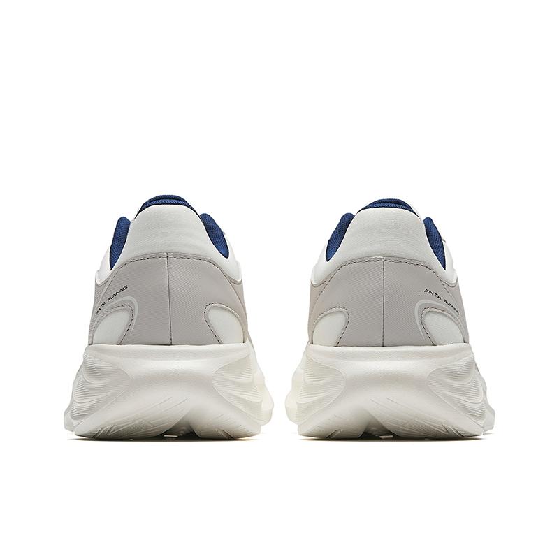 New Anta Star Cloud 2 Wear resistant, Lightweight, Breathable, And Non slip. Low Top Casual Running Shoes Men's White Gray 912535505-2