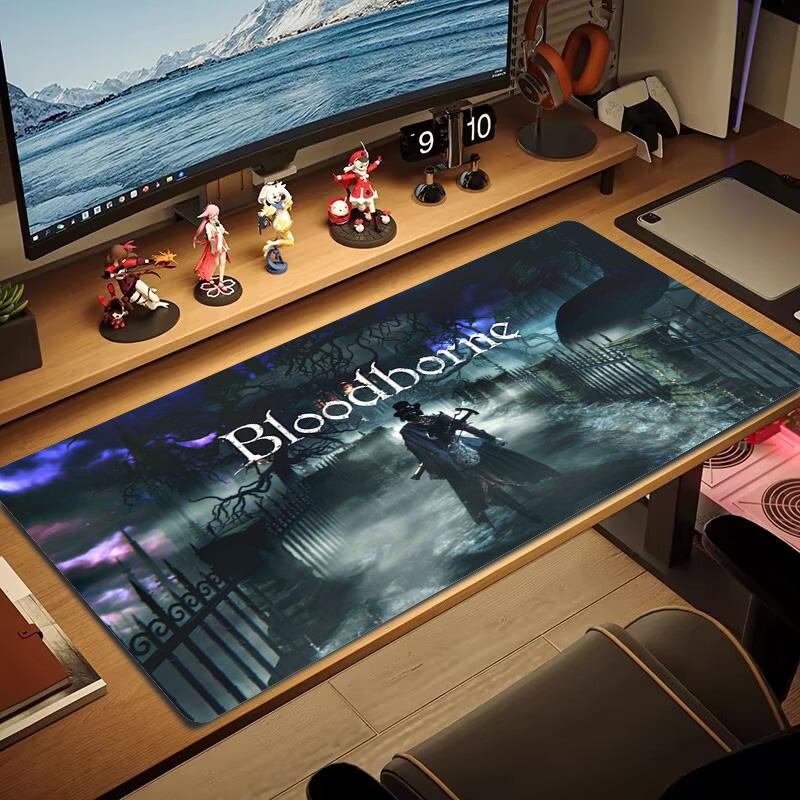 Bloodborne Color Mouse Pad Large Gaming Table Cushion Non-slip Laptop Tablet Big Mousepad XXL Mat Mini PC Playmat With Lock edge
