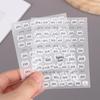 1/5Pcs White Halo Dyeing Cat Face Stickers DIY Nail Art Decoration Embossed Relief Nail Art Decals Accessories