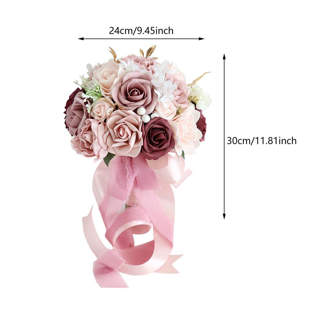 Wedding Rs Bouquet Decor Bridal Bouquet for Weddings Engagement Valentines Burgundy