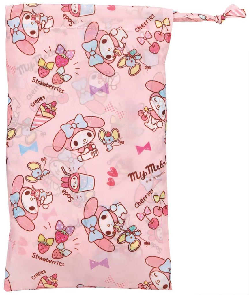 Skater Rain Poncho for Kids, My Melody, Sanrio Design, Suitable for Girls, Height 80-100cm, RAPO2