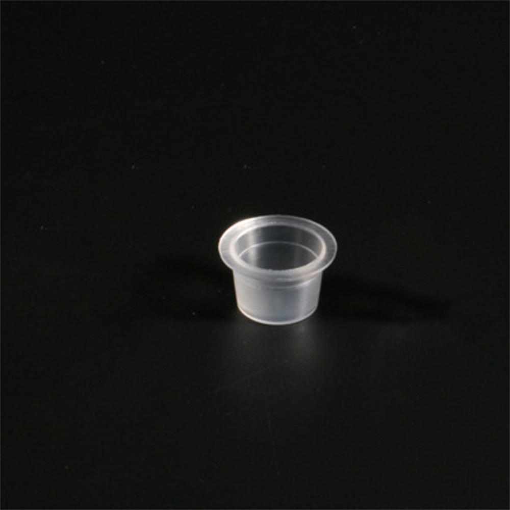 New 100 Pcs Ink Caps Plastic Cups Tattoo Supplies