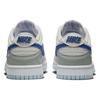 Nike Dunk Low GS Just Stitch It -  Hyper Royal Kids Sneakers Cream Ivory White FB1843-141