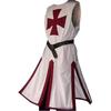 Medieval Crusader Knight Cloak and Jacket Cosplay Costume