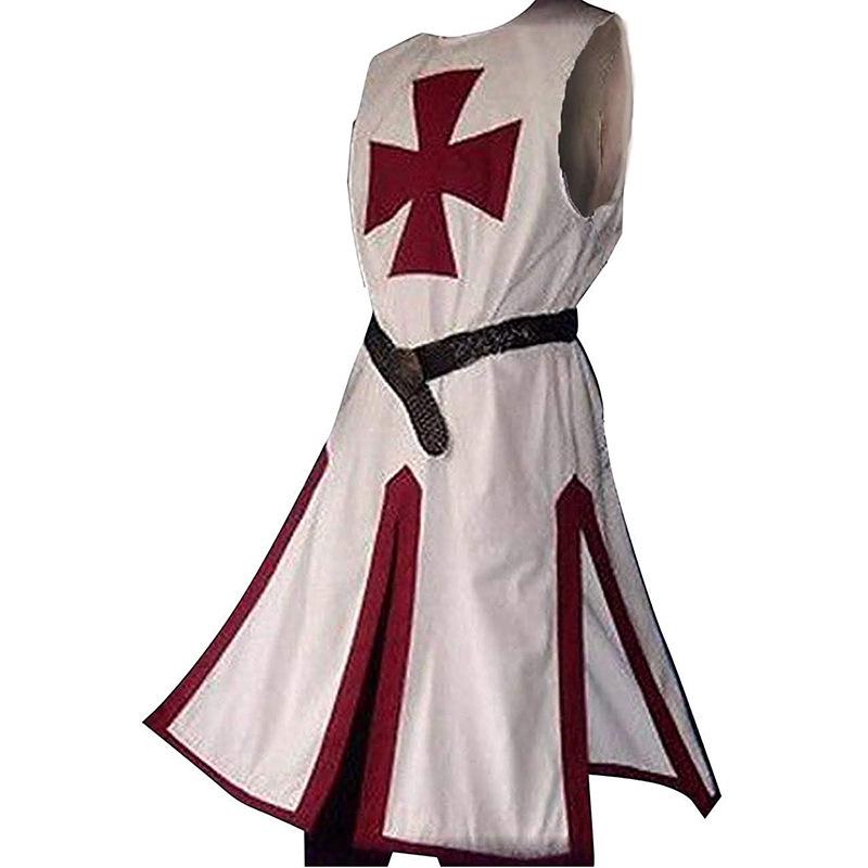 Medieval Crusader Knight Cloak and Jacket Cosplay Costume