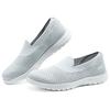 Skechers On-The-GO Flex Women Light Grey Low Top Slip On Casual Shoes Mesh Textile 138270-LTGY