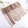 Lace Woven DIY Scrapbook Gift Box Decor Hemp Rope Burlap Roll Jute Ribbon Wedding Party Supplies