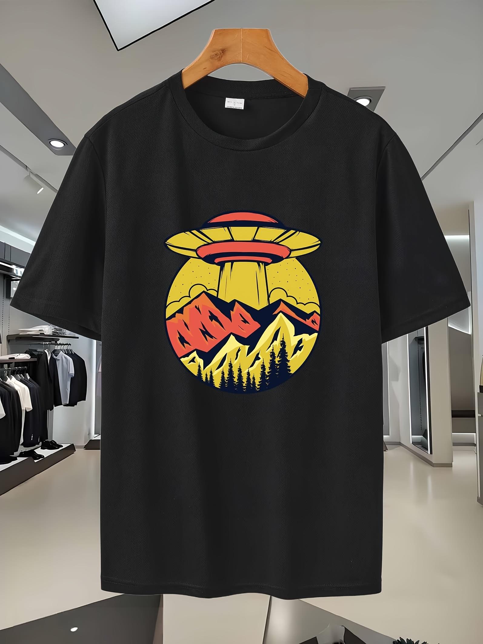 

19G2025 Sporty Casual Short Sleeve T-shirt - Breathable Mesh Fabric XXL