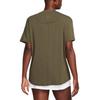 Nike Solid Color Round Neck Quick Dry Casual Short Sleeve Drop Shoulder T-Shirt Women T-Shirt Khaki-Green FN2815-325