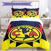 3pcs Duvet Cover Set (1*Duvet Cover + 2*Pillowcase, Without Core), Club America Print Soft All‑Season Bedding Set, Home Bedroom Decor Gift