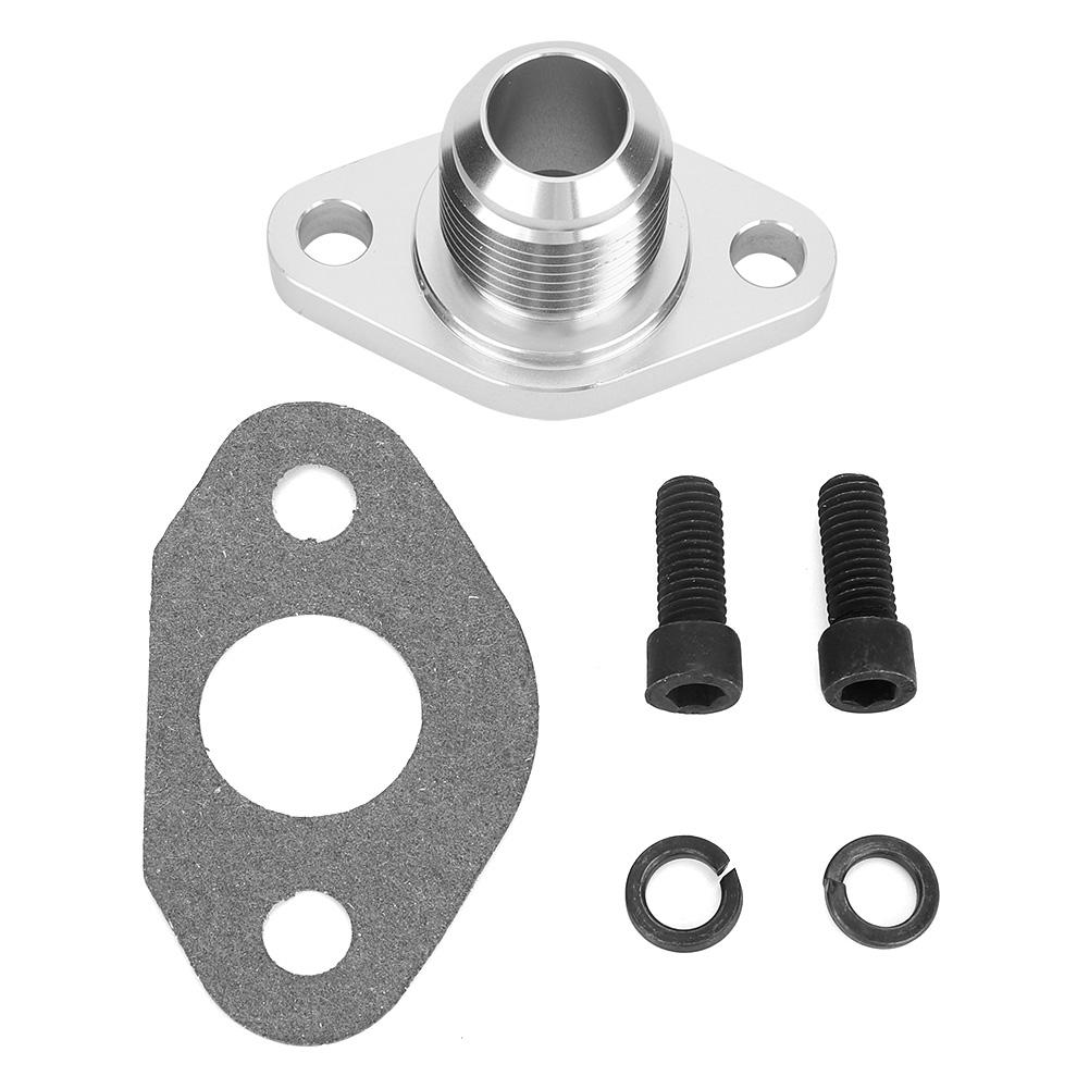 

Aluminium 12 AN Turbo Oil Drain Return Flange Fit for T3 T4 T34 T04 GT40 GT50 GT55