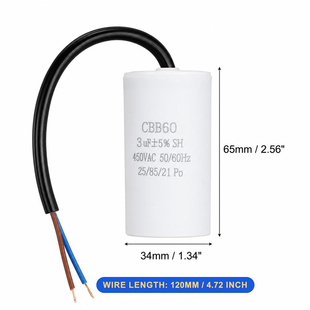 450V CBB60 Capacitor 50/60Hz Water Pump Capacitor Durable Start Capacitor