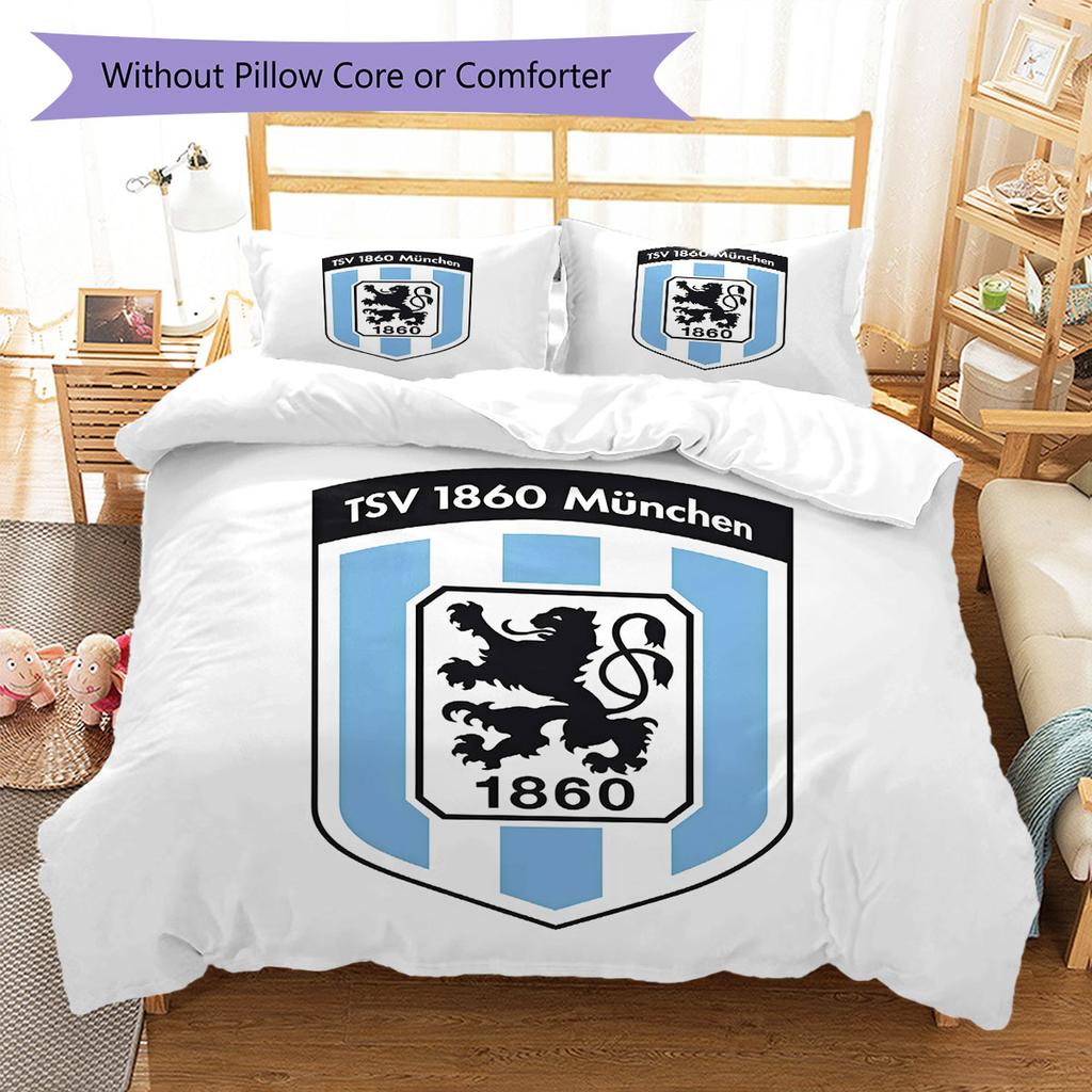 M60 Bedding Quilt Set Quilt Cover Pillowcase Home Decoration Birthday Gift (1 * duvet cover + 2 * pillowcase, without core)